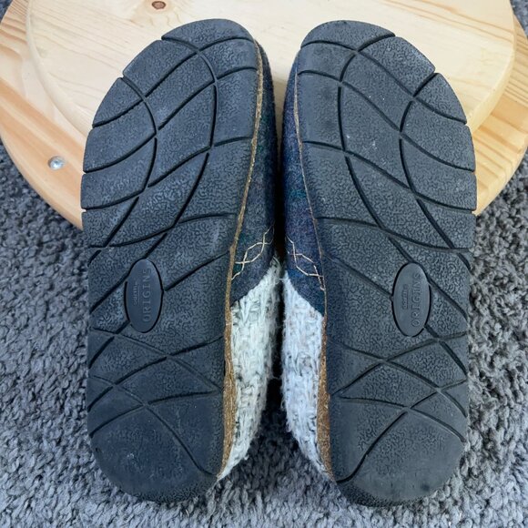 Earth Origins Shoes Elana Clogs Womens Size 9.5 Knit Faux Fur Lined Cork Slip On - Picture 8 of 8